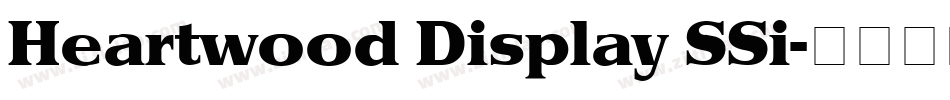 Heartwood Display SSi字体转换